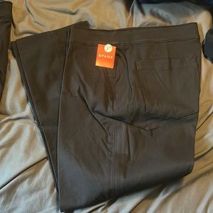 Spanx petite length black pants